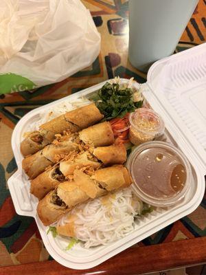 Spring rolls cold vermicelli