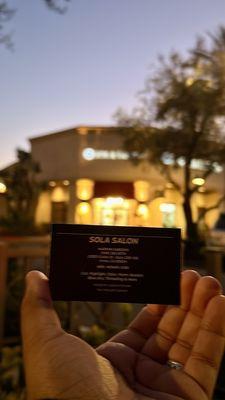 Maryam's business card