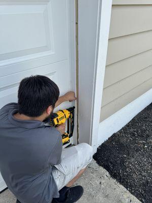 Finishing touches in Absecon, NJ