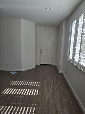 Interior painting. Walls doors and baseboards