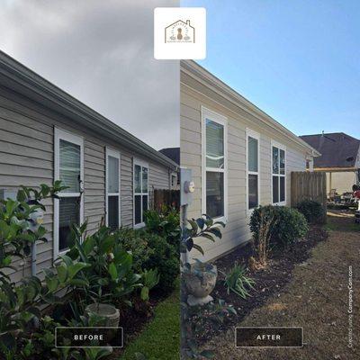 Brand new energy efficient insulated composite siding! No more melted vinyl siding!