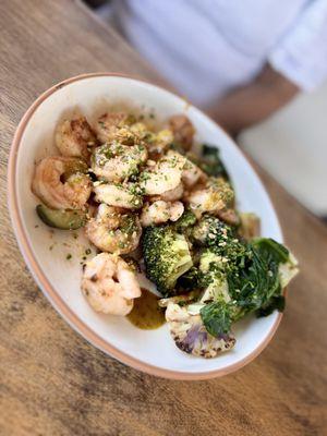 Garlic Shrimp with vegetables