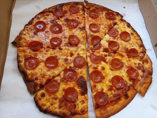 Gluten free cheese and pep