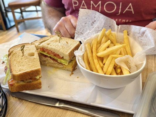 Chicken and bacon sammie