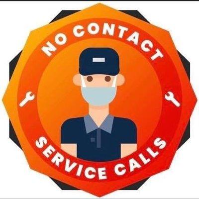 No contact touch free service available