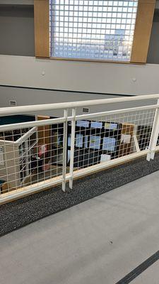 Upstairs track looking downstairs...