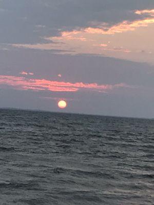 One of many sunsets at Hamburg beach