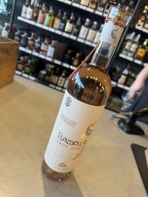 Cute bottle of wine
