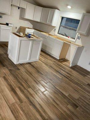 Perez flooring installation