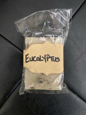 Homemade Eucalyptus soap