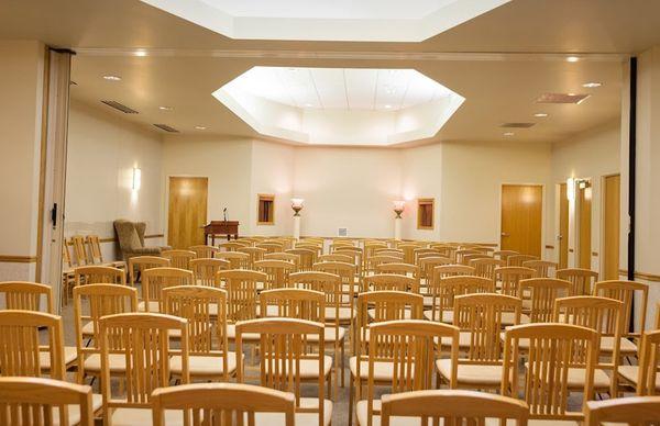 Chapel A has a customizable layout to suit your needs