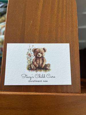 Stacy’s child care