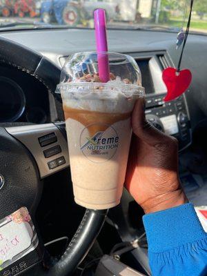 Butter Pecan w/ peanut butter.