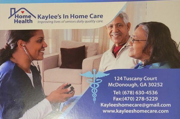 Kaylee's In Home Care