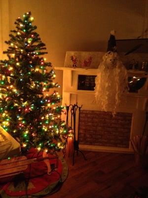 They save up Christmas stuff all year and have a giant sale starting in November. A Winter Wonderland!!