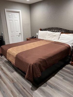 A very comfortable bed