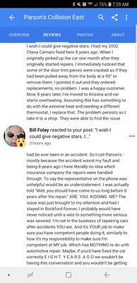 Parson's Collision Center