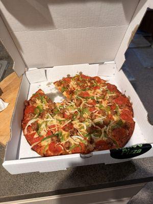 The works minus mushrooms