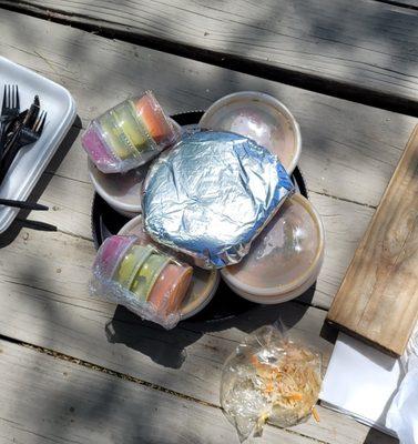 How beautiful is that? They served it to us like that!