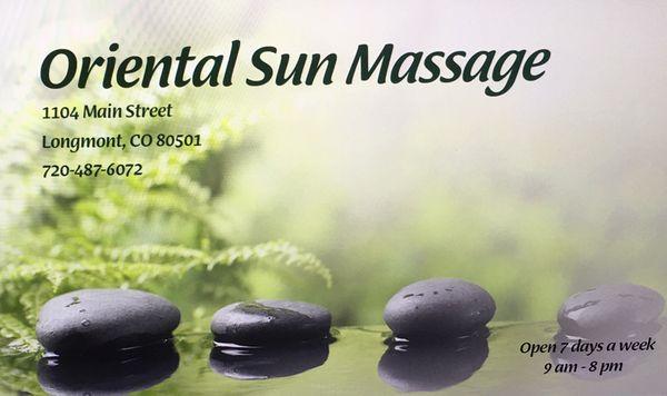 Oriental Sun Massage