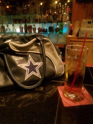 My drink. $4 double jack n sprite