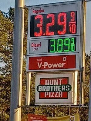 The exit before was $2.89 a gallon