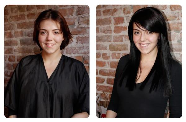 Model: Amanda Elizabeth Sawyer, wearing Donna Bella Milan Kera-link Fusion hair extensions by Lindsay Victory.