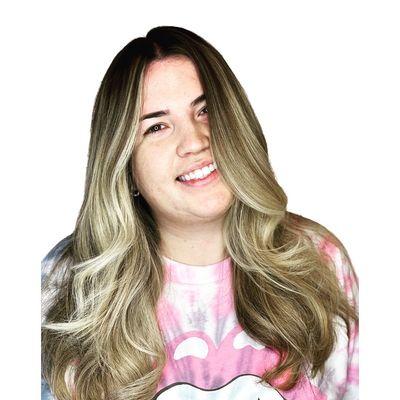 Balayage Blonde with long layers