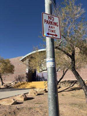 Side of the school facing Peace - 12/5/25