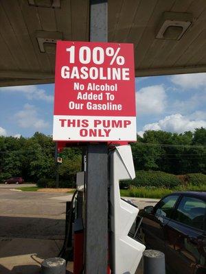 Non-ethanol gas is a must for the boats.