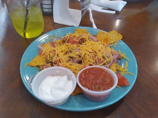 Taco Salad (Ordered without Refried Beans and Guacamole ).