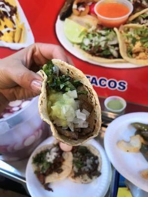 Look at that fresh tortilla! My God