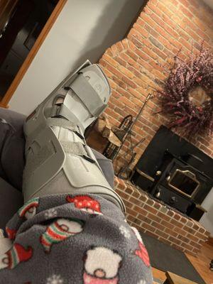 Hours after surgery - going well.