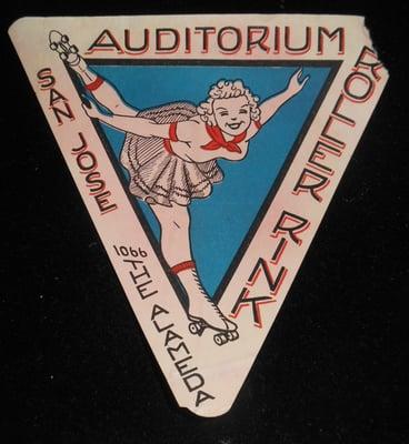 The old San Jose Auditorium Roller Rink lives on as a used book store and artist studios. You can still see the original wood