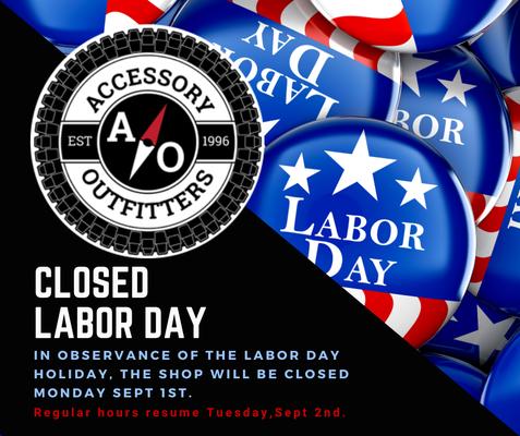 In observance of the Labor Day holiday, AO will be CLOSED MONDAY 9/1. Regular hours resume Tuesday, 9/2. Have a great holiday weekend!