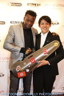 iMusic Academy student Kiev with DJ Motiv8 at the iMusic Academy recital