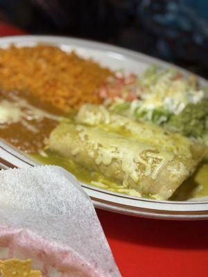 Enchiladas verde