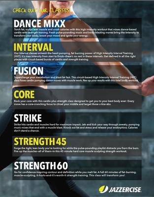 Awesome variety of class formats to keep workouts fresh!