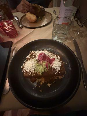 Duck enchiladas amazing!