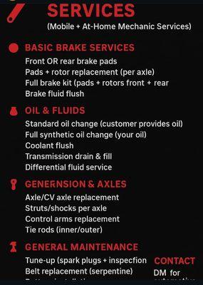 Siverio’s On-The-Go Mobile Mechanic
