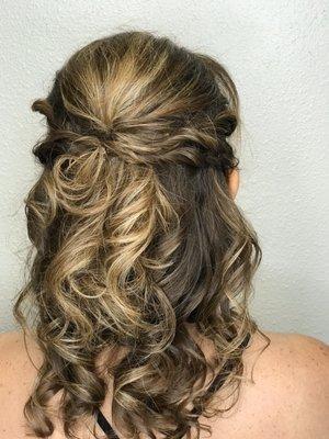 Wedding updo