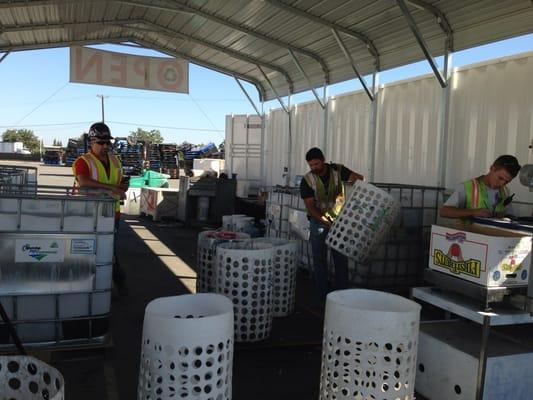 Recycle bottles & cans