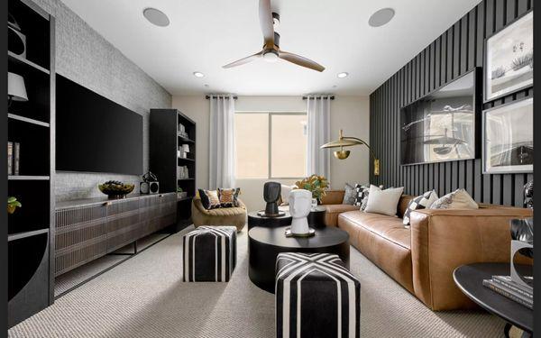 Model Home Style Family Room