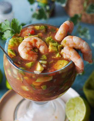 Cóctel camarones