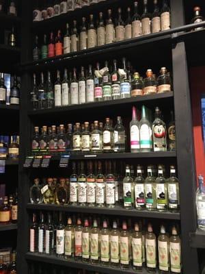 The biggest mezcal selection I've seen in San Francisco!