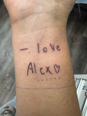 This is how my son ends his letters to me from the Army