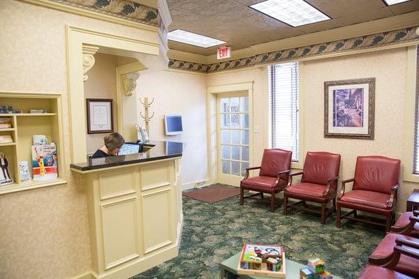 Our warm and inviting reception area.