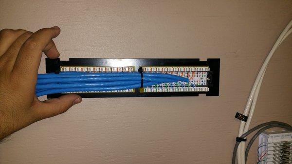 One of our clean wiring jobs.