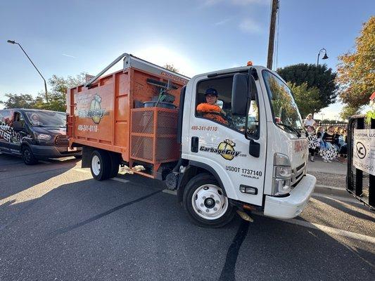 Garbage Guy Junk Removal in Queen Creek Christmas Parade.