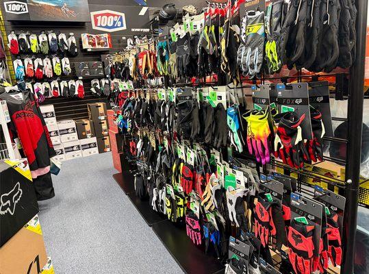 Hundreds of gloves to choose from